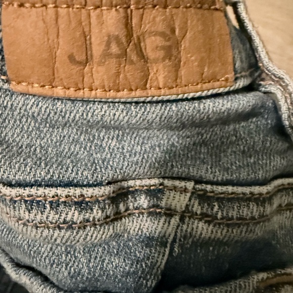 Jag Jeans Medium Blue Button-Fly Denim Shorts size 8 - Picture 3 of 9
